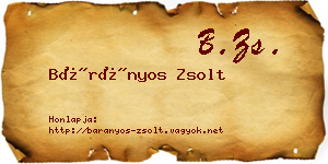 Bárányos Zsolt névjegykártya